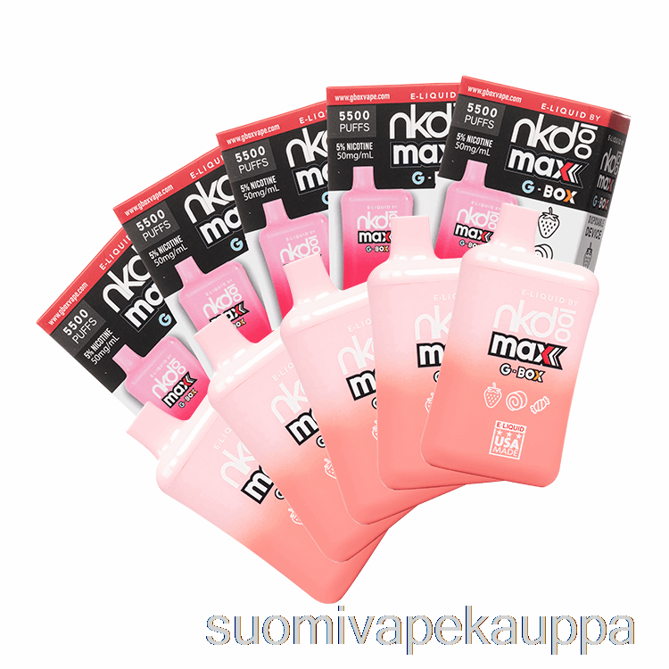 Vape Suomi [10 Kpl] Gbox X Alasti 100 5500 Kertakäyttöinen